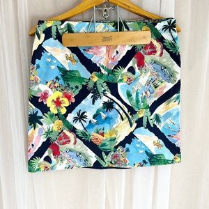 Talbots Caribbean Postcard skirt
